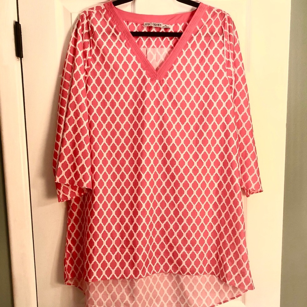 Coral Tunic Blouse